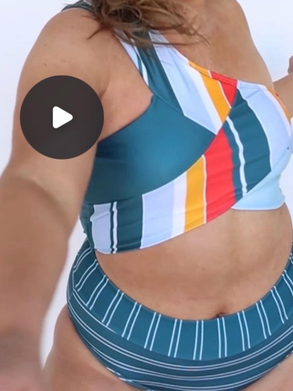 Nani 2-Piece Striped Swimsuit Medium / Small